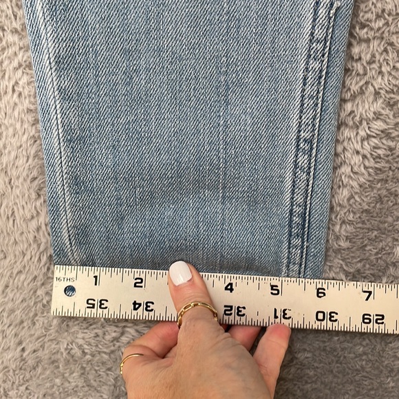 Abercombie & Fitch Jeans Women's 0 Regular Boyfriend Straight Distressed Cotton - Picture 13 of 16